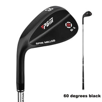 Wedge de golf gaucher – version noire de 60°