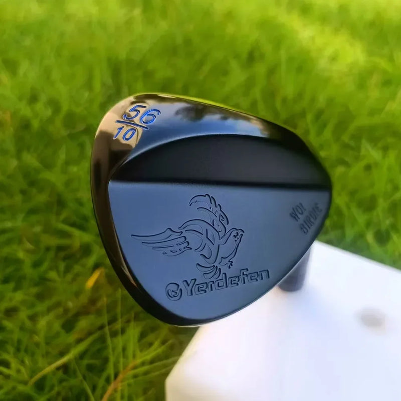 Tête de wedge de golf forgée – finition noire de 56°