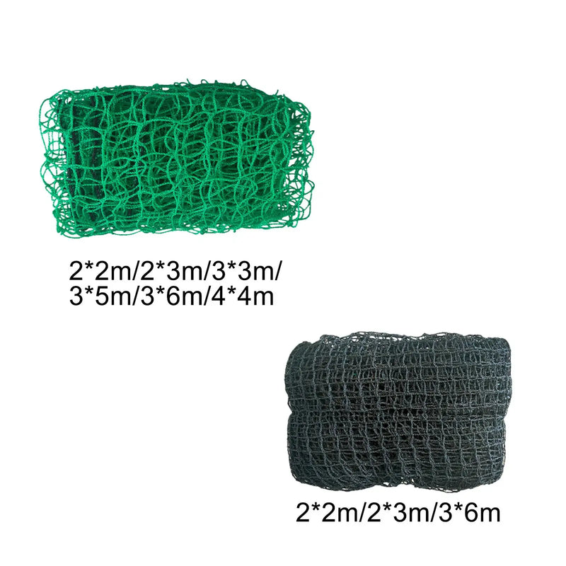 Filet de protection golf – dimensions disponibles en vert et en noir