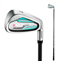 Fer de golf version femme – manche graphite et insert turquoise