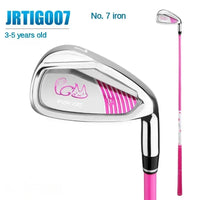 Fer 7 de golf enfant – coloris rose pour enfant de 3 à 5 ans