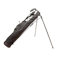 Sac de golf pencil à pieds – sac noir sur ses pieds avec poignée et bandoulière
