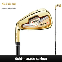 Fer 7 de golf – fer 7 or gaucher, manche graphite Regular