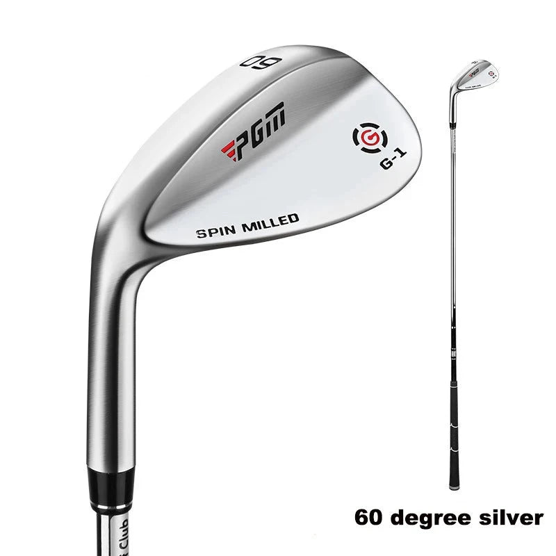 Wedge de golf gaucher – version argent de 60°