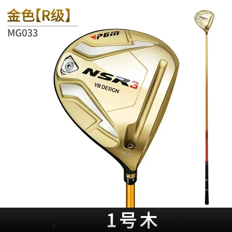 Driver, bois et hybride droitier – driver or, flex Regular