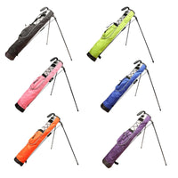 Sac de golf pencil à pieds – gamme de coloris : noir, vert, rose, bleu, orange et violet
