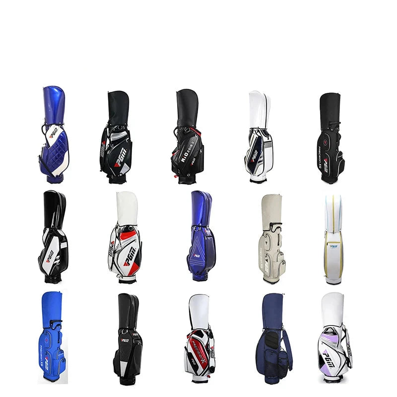 Sac de golf chariot étanche à capot en PU, 10 modèles