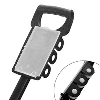 Chariot de golf manuel pliable 3 roues noir – poignée avec panneau et porte-balles à trois logements