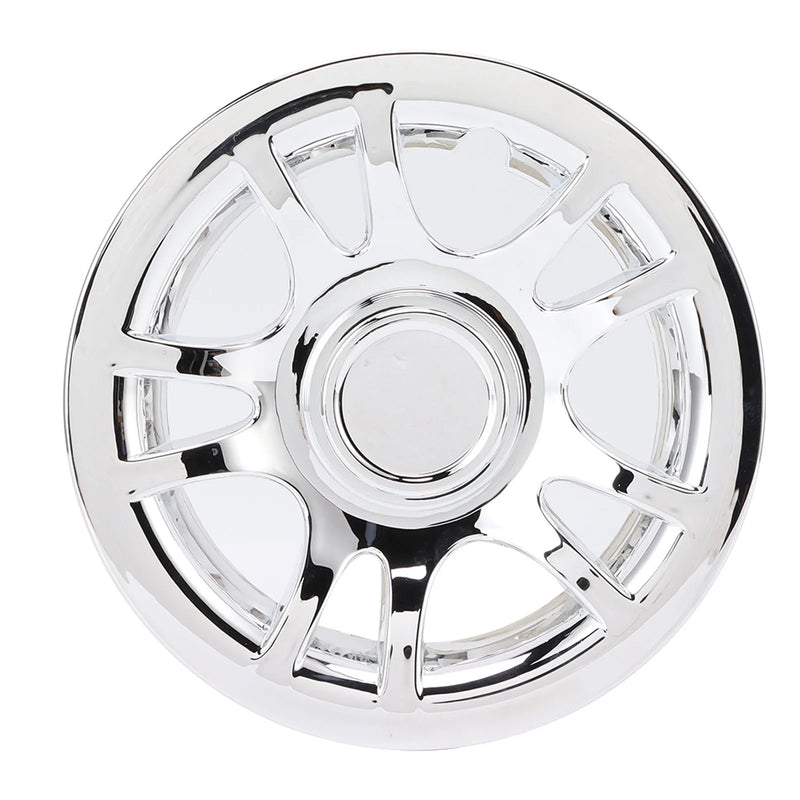 Enjoliveurs chromés de voiturette de golf – un enjoliveur, autre angle de face