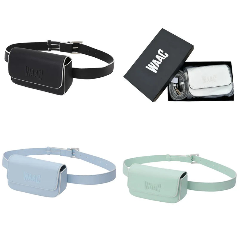 Sac ceinture golf femme avec fermeture magnétique, 4 coloris