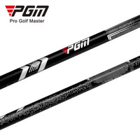 Putter maillet debout – manche en acier noir à motifs graphiques