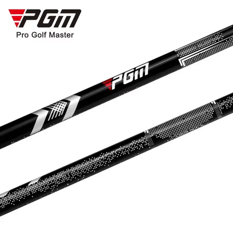 Putter maillet debout – manche en acier noir à motifs graphiques
