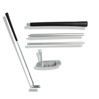 Mini kit de putting golf – putter assemblé et éléments du manche avec tête