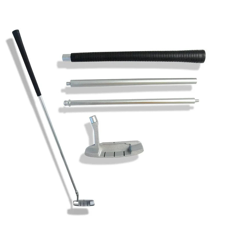 Mini kit de putting golf – putter assemblé et éléments du manche avec tête