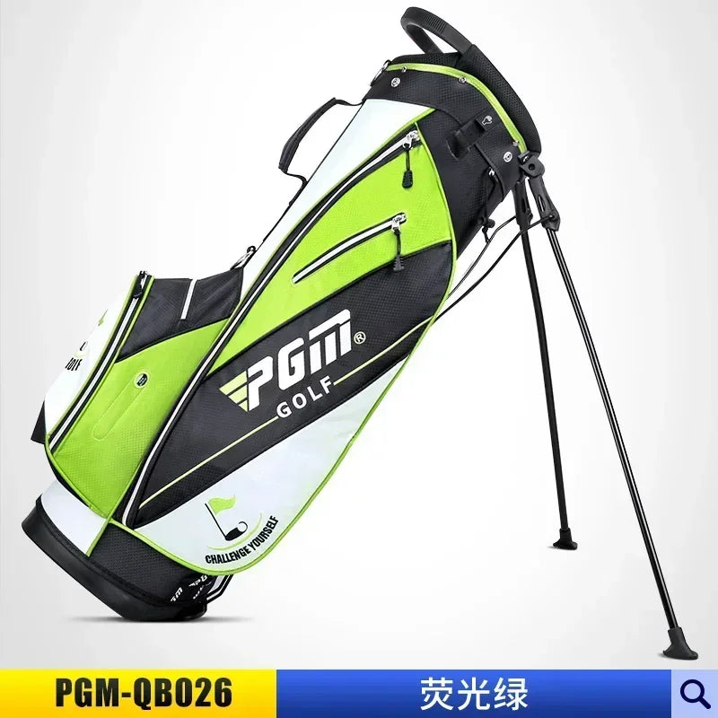 Sac de golf trépied léger – coloris vert fluo et noir
