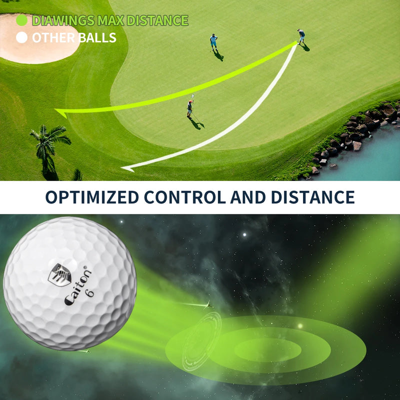 Balles de golf – trajectoires de vol et distance