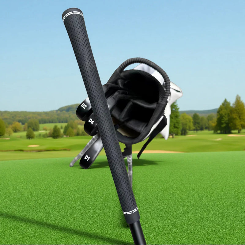 Fer de golf de départ forgé noir – grip noir texturé