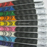 Lot de 13 grips de golf en fil de coton et caoutchouc, neuf coloris