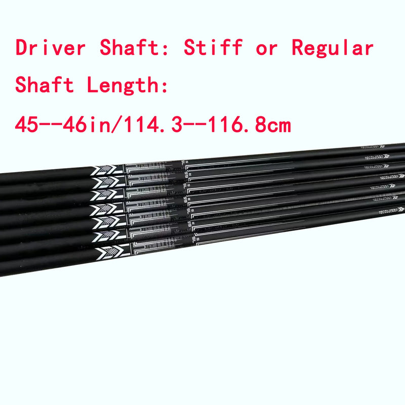 Shaft de driver graphite – flex Stiff ou Regular et longueur de 45 à 46 pouces