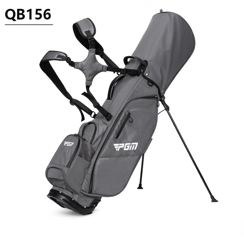 Sac de golf trépied imperméable – coloris gris avec sa double bretelle en X