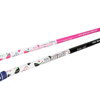 Club de golf enfant fer 7 – manches en graphite rose et noir