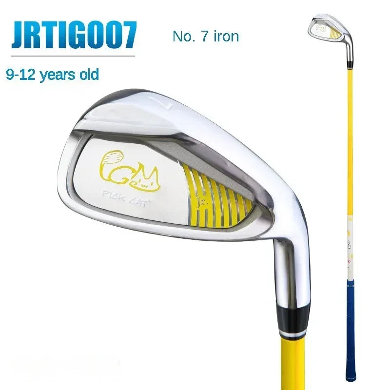 Fer 7 de golf enfant – coloris jaune pour enfant de 9 à 12 ans