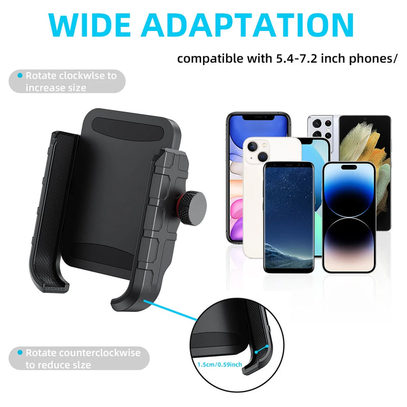 Support de téléphone magnétique – réglage des bras pour des téléphones de 6,2 à 8,5 cm de large